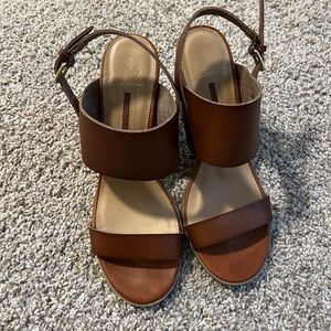 leather block heels!